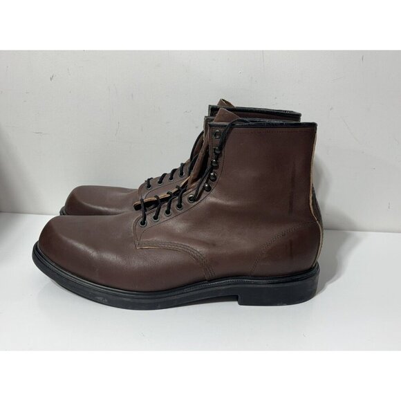 Red Wing Shoes 953 Supersole Brown Round Soft Toe Boots Work Boots - Mens 17 D - Picture 3 of 9
